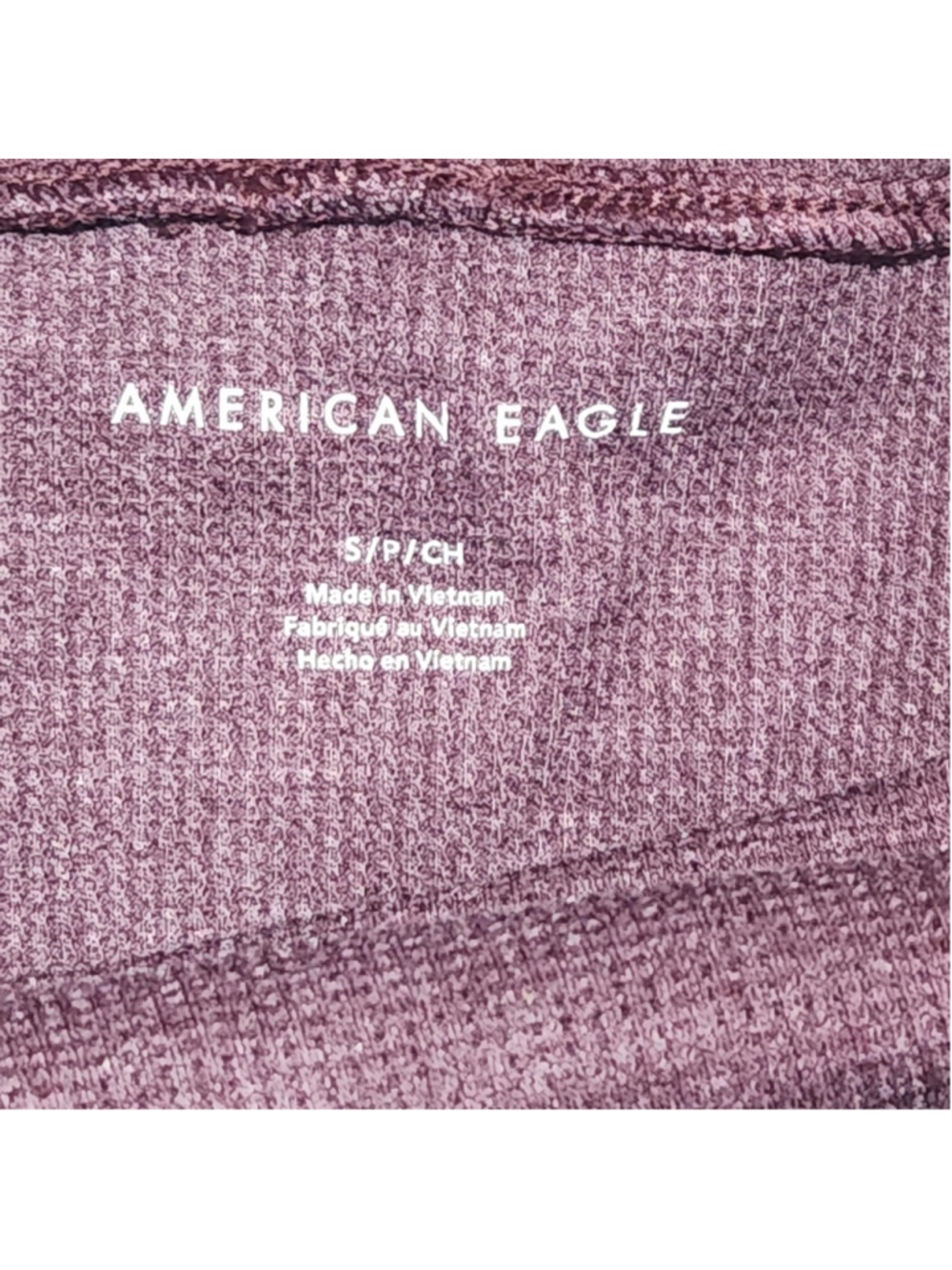American Eagle Purple Turtleneck Long Sleeve Shirt Small - Picture 6 of 7